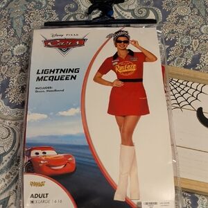 Spirit Red Lightning McQueen Mini Dress